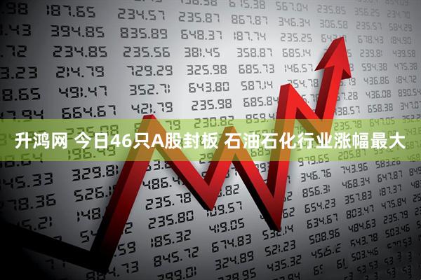 升鸿网 今日46只A股封板 石油石化行业涨幅最大